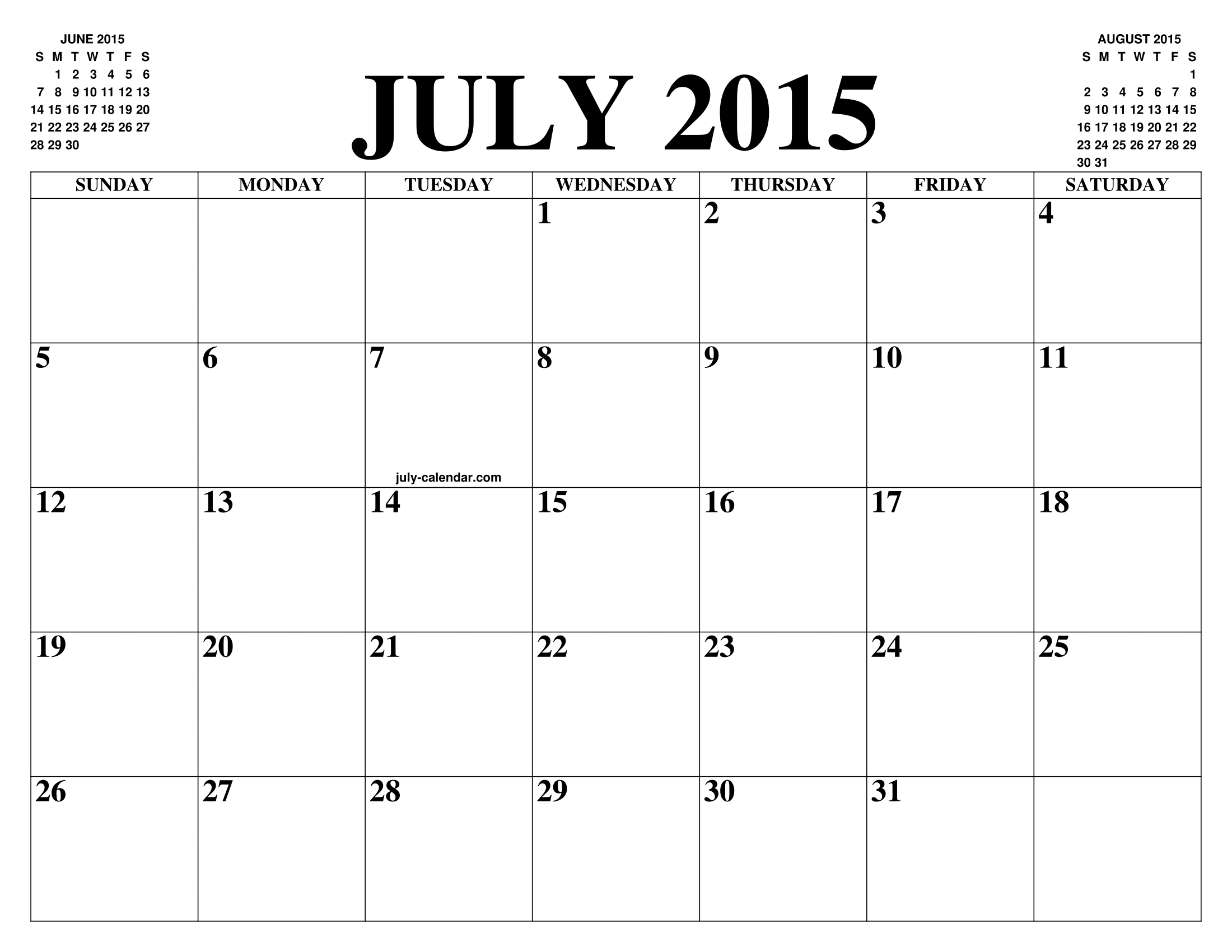 July, 2015